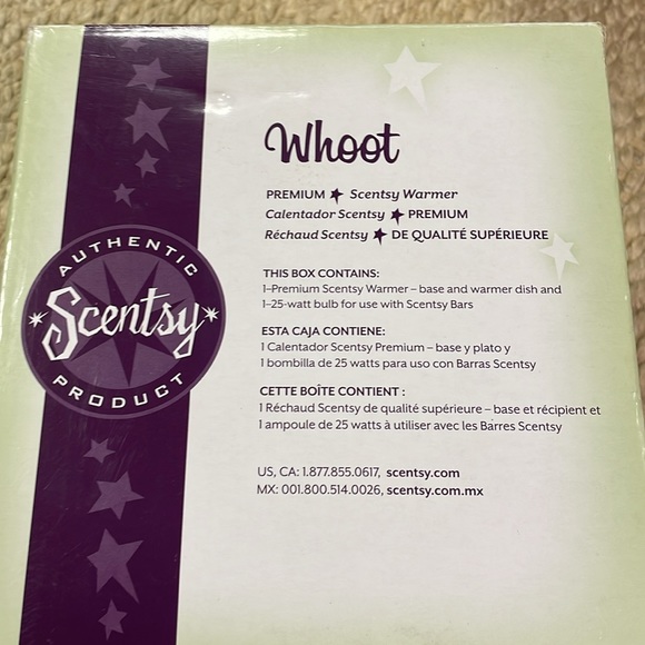 🆕Scentsy Warmer Whoot NEW - Picture 3 of 3